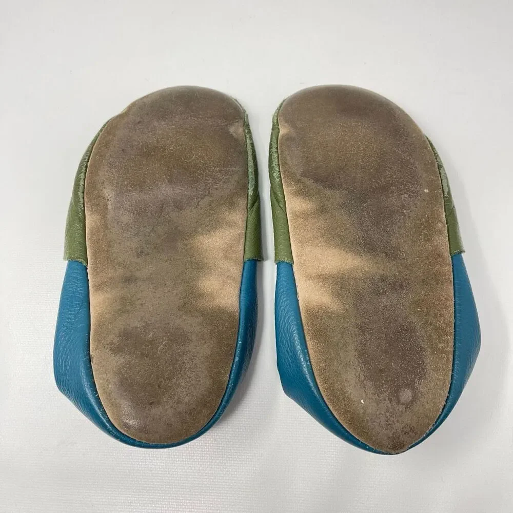 Softstar Roo Moccasin Barefoot Leather Sheepskin Slip On Shoes Youth Size 4W